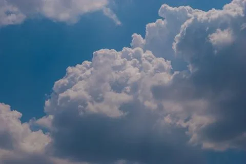 A view of sky, above of clouds. Stock Photos
