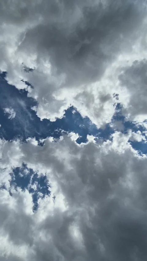 A view of the sky above Val Duron Video stock 280354176