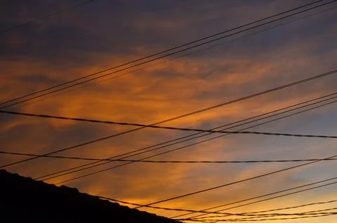 The view of the sky in the afternoon Stock Photos