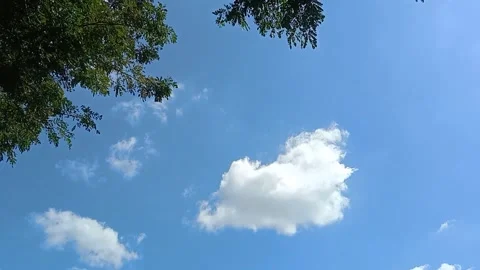 A view of the sky and clouds Stock Footage 241202208