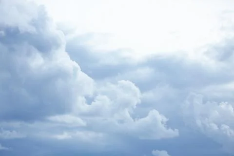 View of sky with beautiful clouds Stock Photos