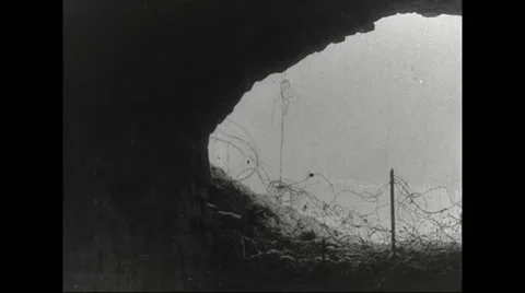 View of sky from a cave Stock Footage 43339040