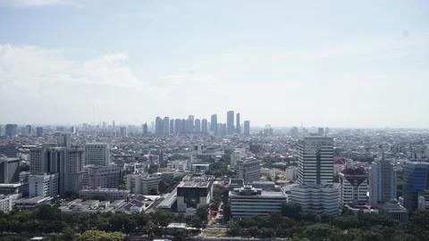 View Sky Jakarta Stock Footage 307209571