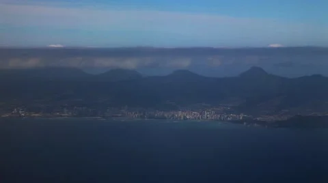 View of the sky over the city Vidéo 43347599