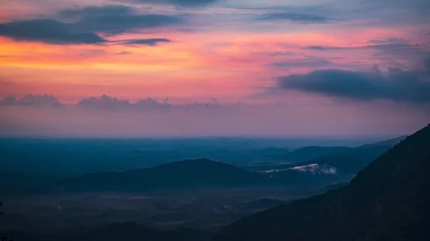 View of the sky , post sunset - Time lapse Vídeo Stock 118045749
