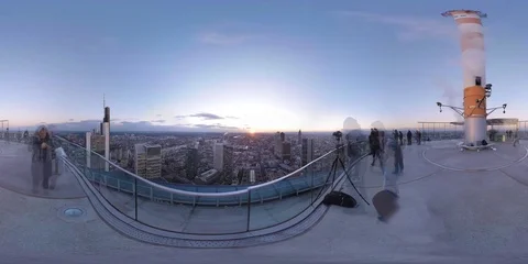 View from skyscraper timelapse Stock-Footage 73056077