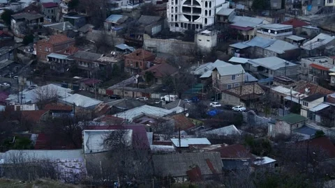 View of the sleepy town Stock Footage 260797279