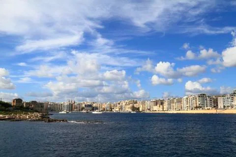 View of Sliema, Malta Stock Photos