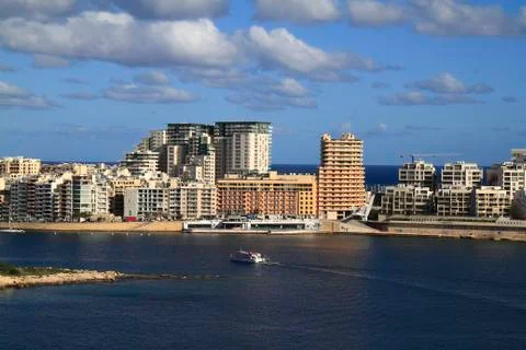 View of Sliema, Malta Stock Photos