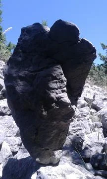 A view on the slopes of a mountain Stock Photos