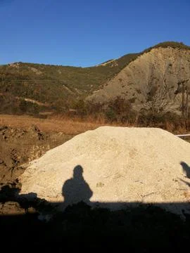View on the slopes of the mountains Stock Photos