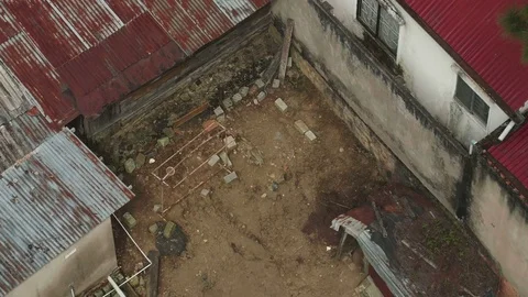 View of the slums Stock Footage 73623508