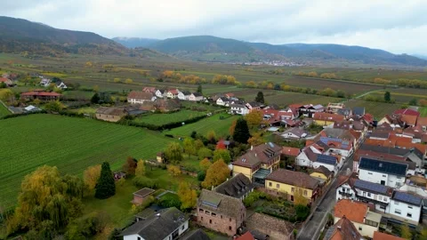 View of a small and cute village 스톡 동영상 256654482