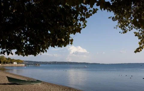 View of a small beach Фото