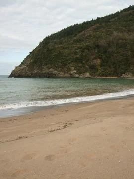 A view from small beach village Foto stock