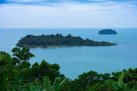 View to Small Island Foto stock