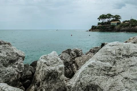 View of a small island Stock Photos
