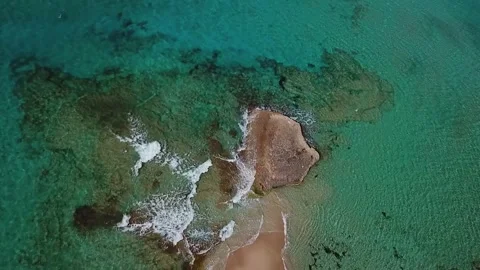 View of small reefs in sea Stock Footage 237053298