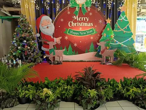 View of small stage for performance Stock Photos