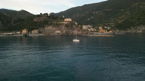 View of small town in Italy Stock Footage 223235930