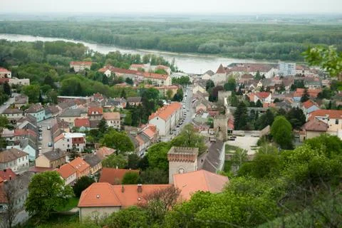 View of the small town Stock Photos