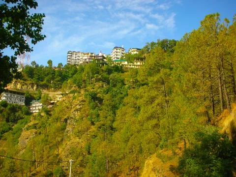 A view of a small town Foto stock