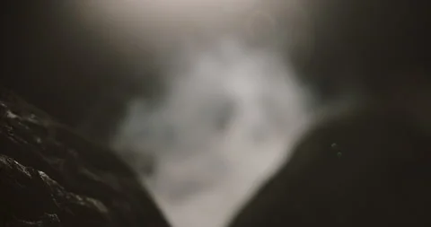 View from smog mountain to night Stock Footage 196333282