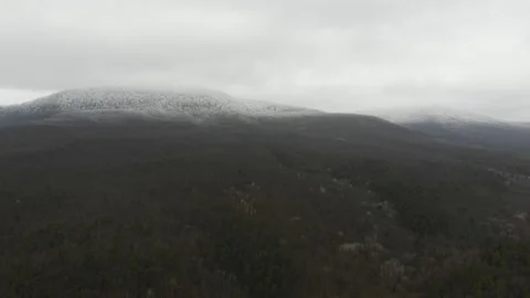 View of the snowy Caucasian mountains. Stock Footage 124591355