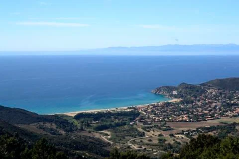 View of Solanas Stock Photos