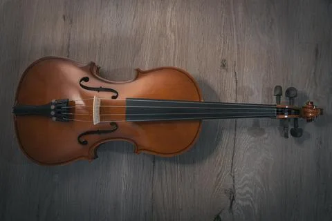 View of a solo violin Foto stock