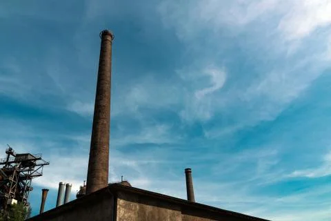 View at some chimney Foto stock