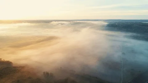 A view of some clouds, filmed with a drone at high altitude. Stock Footage 113068109