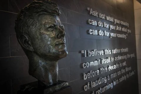 A view of some of the design elements in the lobby of the new headquarters... Stock Photos