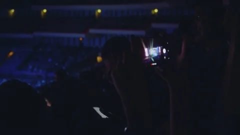 View of someone making video on smartphone Stock Footage 86553903