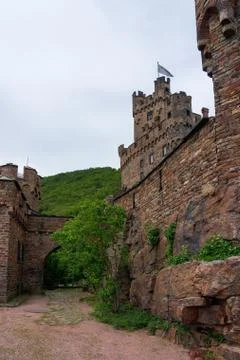 View of Sooneck Castle, Germany. Stock Photos