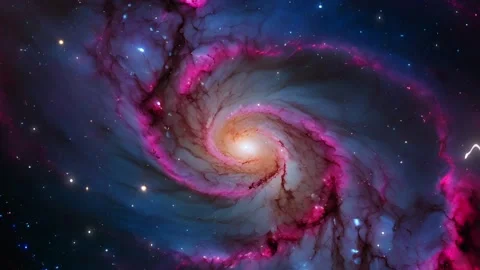 A View of Space Nebula Cloud Seamless Stars Loop Galaxy Animation Background Stock Footage 289180368