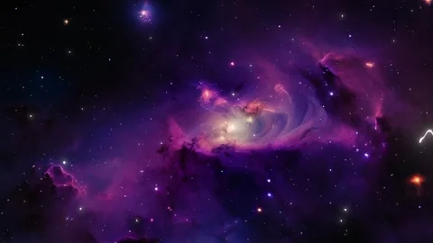 A View of Space Nebula Cloud Seamless Stars Loop Galaxy Animation Background Stock Footage 289180369