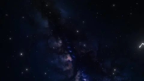 A View of Space Nebula Cloud Seamless Stars Loop Galaxy Animation Background Stock Footage 289180426