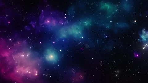 A View of Space Nebula Cloud Seamless Stars Loop Galaxy Animation Background Stock Footage 289180436