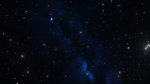 A View of Space Nebula Cloud Seamless Stars Loop Galaxy Animation Background Stock Footage 289180617