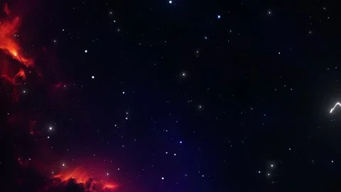A View of Space Nebula Cloud Seamless Stars Loop Galaxy Animation Background Stock Footage 289180964