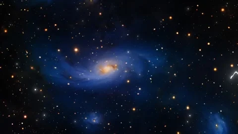 A View of Space Nebula Cloud Seamless Stars Loop Galaxy Animation Background Stock Footage 289181007