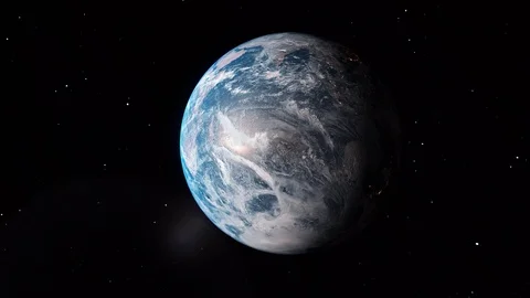 View from Space Satellite 스톡 동영상 121876775