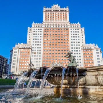 View of the spain building Stock Photos