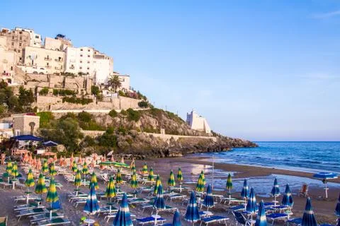 View of Sperlonga, in Italy Stock Photos