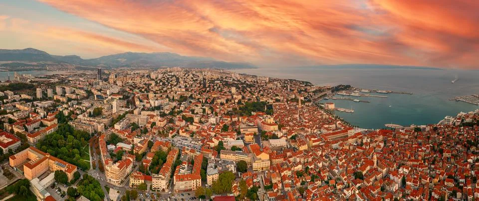 View to Split, Croatia Фото