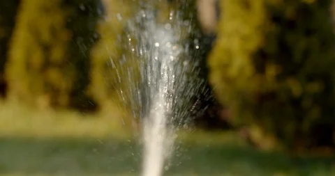 View of spraying water Stock Footage 128325154