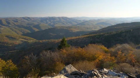 View from Spruce Knob WV - pan 4K Видео 118446221