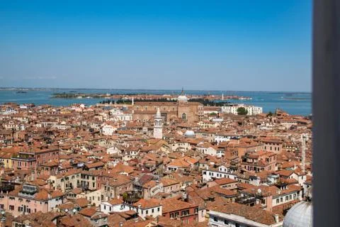 View from the St Mark's Campanile Foto stock