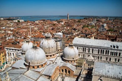 View from the St Mark's Campanile Stock Photos